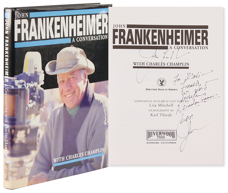 Lot 866 John Frankenheimer Signed Book - A Conversation