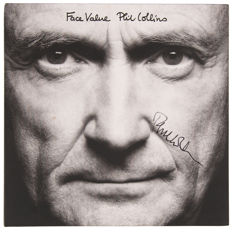 Lot 751 Phil Collins Signed Album - Face Value