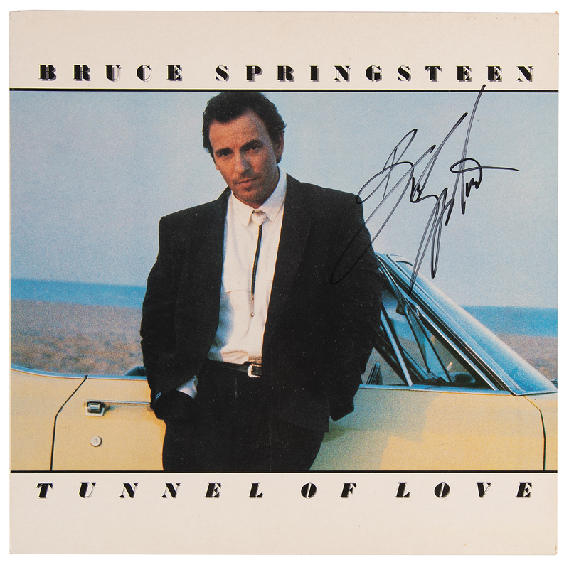 Lot 790 Bruce Springsteen Signed Album - Tunnel of Love