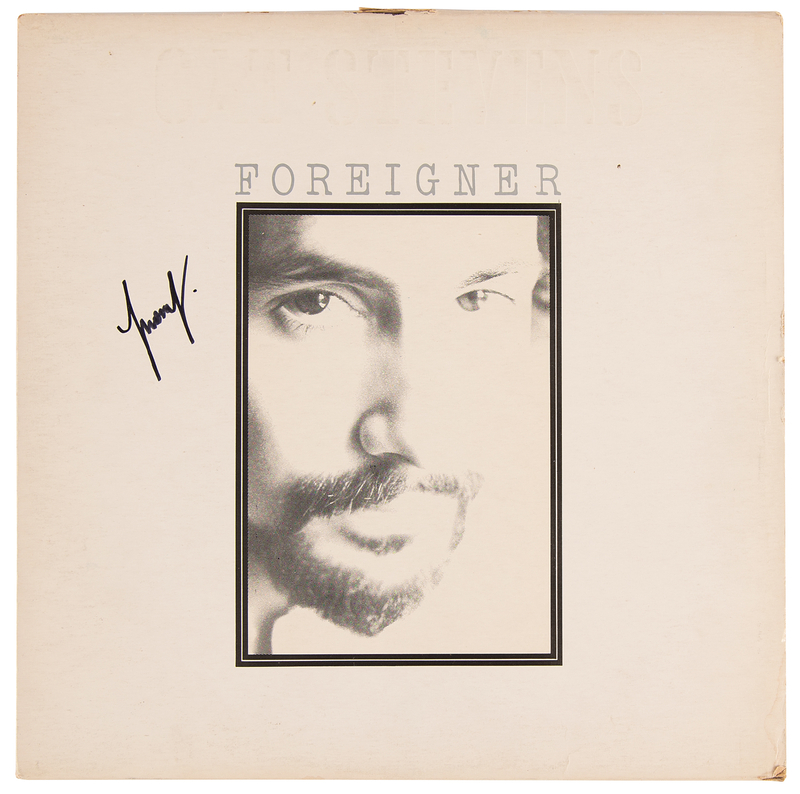 Lot 791 Cat Stevens Signed Album - Foreigners
