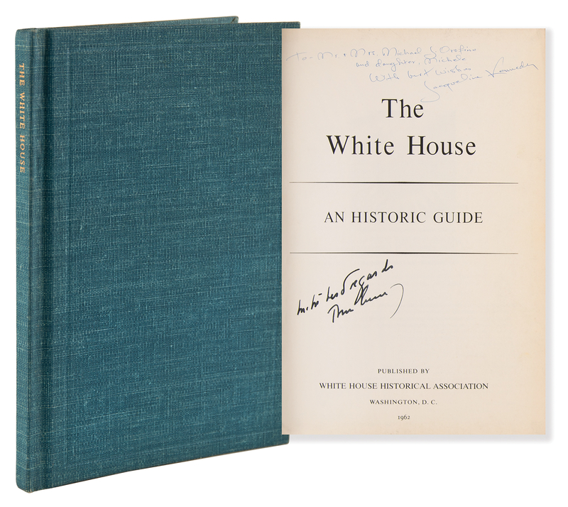 Lot 127 Jacqueline Kennedy Signed Book - The White House: An Historic Guide