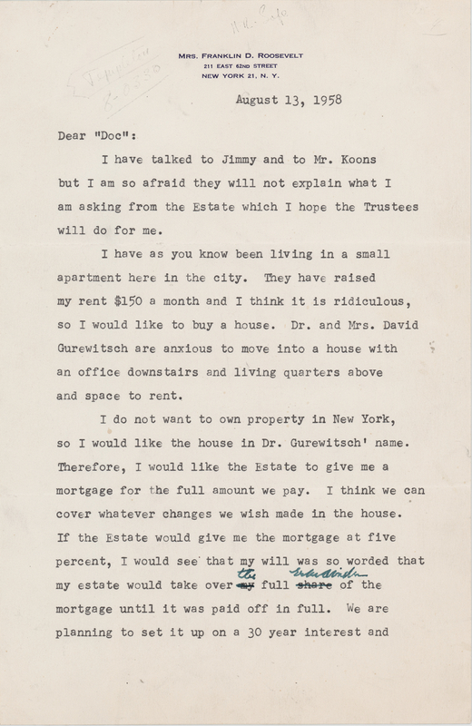 Lot 180 Eleanor Roosevelt Typed Letter Signed