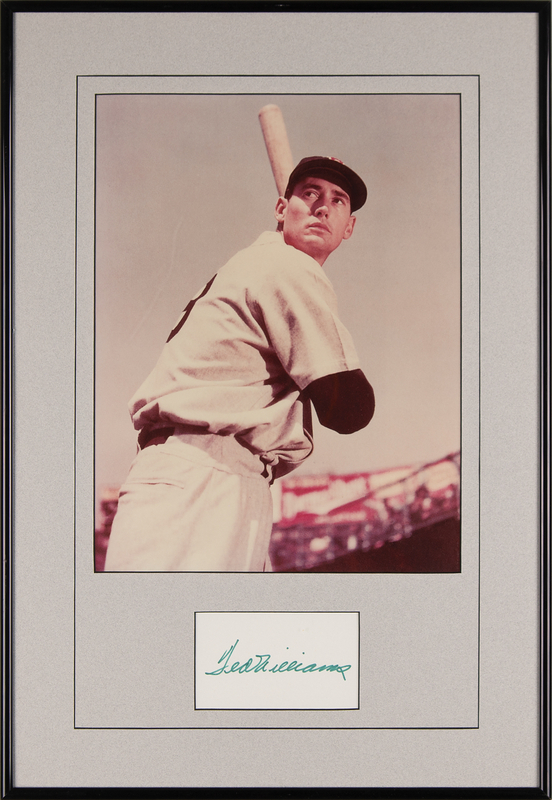 Lot 963 Ted Williams Signature
