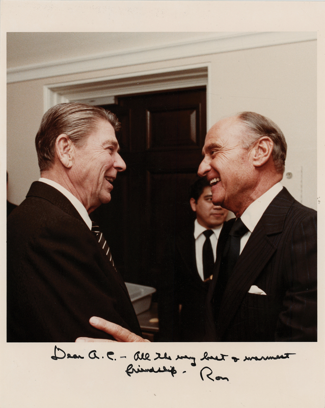 Lot 176 Ronald Reagan Signed Photograph