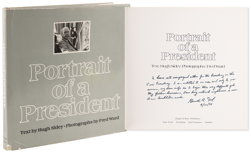 Lot 52 Gerald Ford Signed Book - Portrait of a President - 