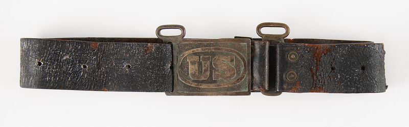 Lot 462 Civil War Union Belt and U.S. Buckle