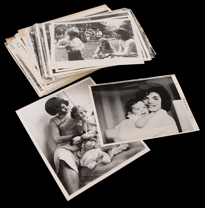 Lot 130 Jacqueline Kennedy and Children Archive of (168) Press Photographs