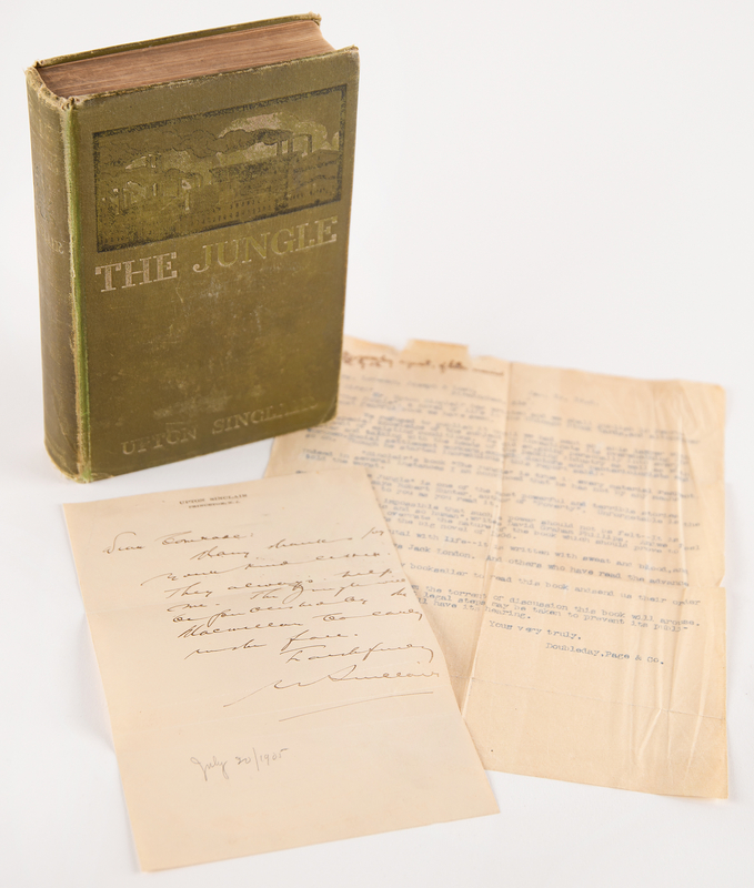 Lot 653 Upton Sinclair Autograph Letter Signed: 