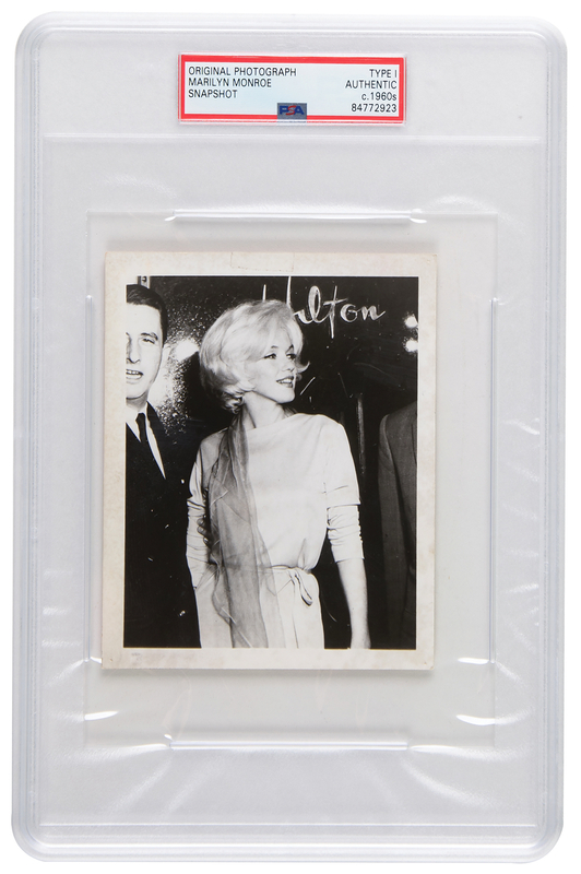 Lot 820 Marilyn Monroe Original Photograph - PSA Type I