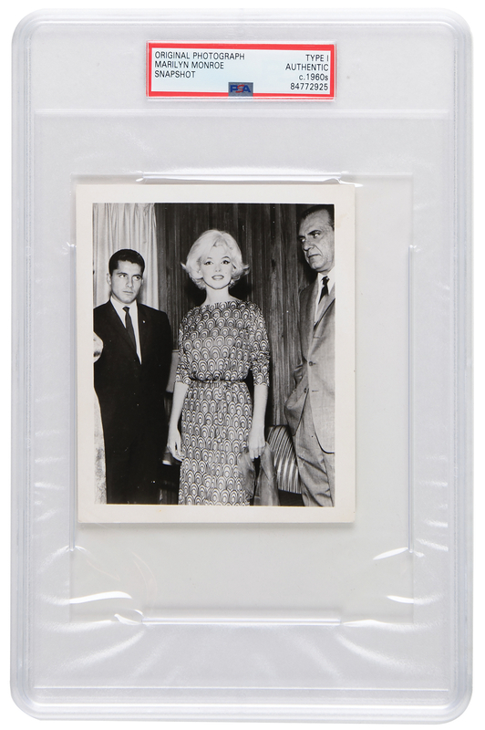 Lot 824 Marilyn Monroe Original Photograph - PSA Type I