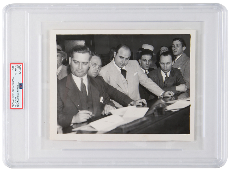 Lot 300 Al Capone Original Photograph - PSA Type I