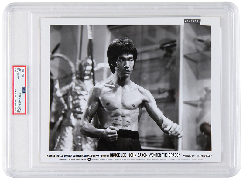 Lot 816 Bruce Lee Original 'Enter the Dragon' Photograph - PSA Type III