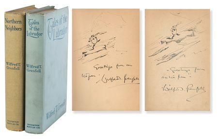 Lot #344 Wilfred T. Grenfell (2) Signed Books with