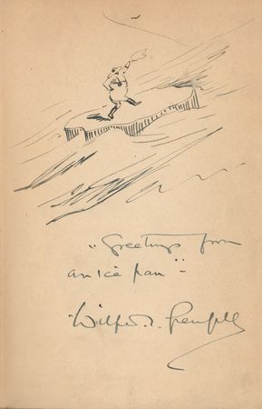 Lot #344 Wilfred T. Grenfell (2) Signed Books with Sketches - Image 2