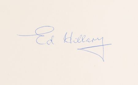 Lot #347 Edmund Hillary Signed Book - View from the Summit - Image 2