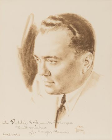 Lot #349 J. Edgar Hoover Signed Photograph - Image 2