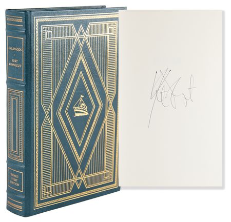 Lot #657 Kurt Vonnegut Signed Book - Galapagos - Image 1