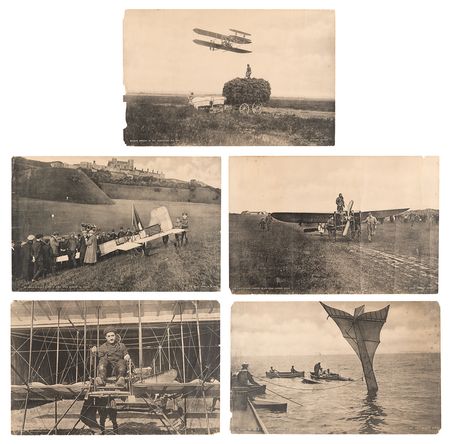 Lot #494 Aviation Pioneers (5) Early 20th Century
