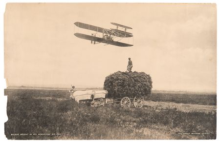 Lot #494 Aviation Pioneers (5) Early 20th Century Prints: Wright, Bleriot, Paulhan, and Latham - Image 2