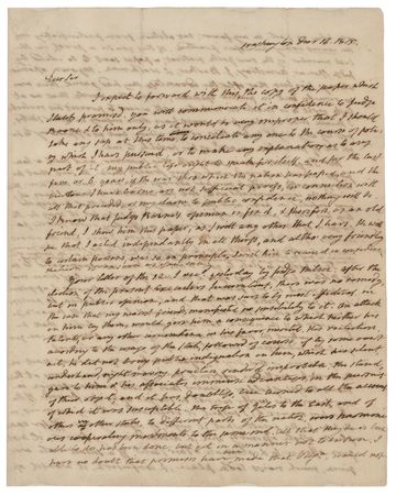 Lot #5 James Monroe Autograph Letter Signed, Remarking on His Presidential Qualifications: 