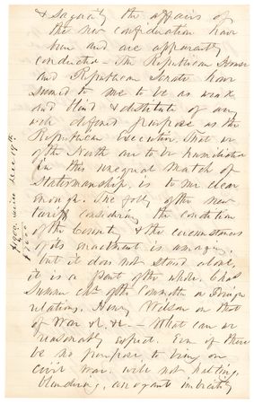 Lot #10 Franklin Pierce Autograph Letter Signed on the Eve of War - 