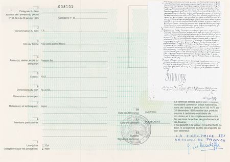 Lot #243 King Francis I Letter Signed - Image 3