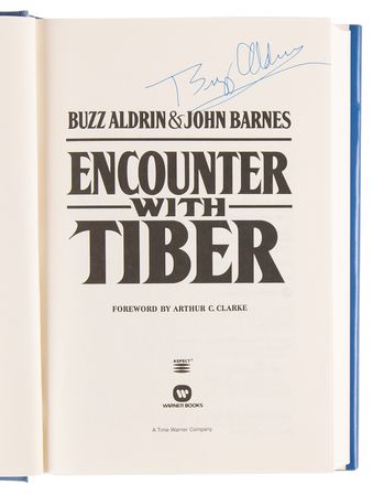 Lot #509 Buzz Aldrin Signed Book - Encounter with Tiber - Image 4