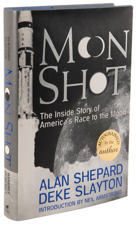 Lot #560 Alan Shepard Signed Book - Moon Shot - Image 3