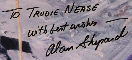 Lot #561 Alan Shepard Signed Print - 'First American in Space' (Ltd. Ed. #8/2000) - Image 2