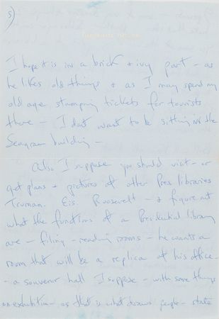 Lot #23 Jacqueline Kennedy Autograph Letter Signed as First Lady, Imagining the JFK Library in Early 1963: 