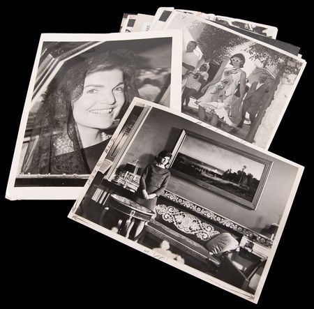 Lot #128 Jacqueline Kennedy Archive of (51) Press Photographs (White House Era) - Image 1