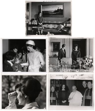 Lot #128 Jacqueline Kennedy Archive of (51) Press Photographs (White House Era) - Image 2