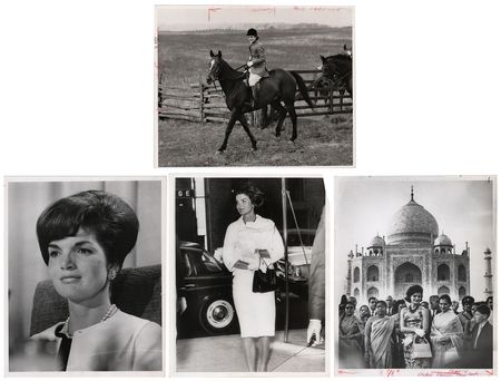 Lot #128 Jacqueline Kennedy Archive of (51) Press Photographs (White House Era) - Image 3