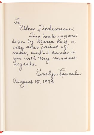 Lot #151 John F. Kennedy: Evelyn Lincoln (2) Signed Books - Image 3