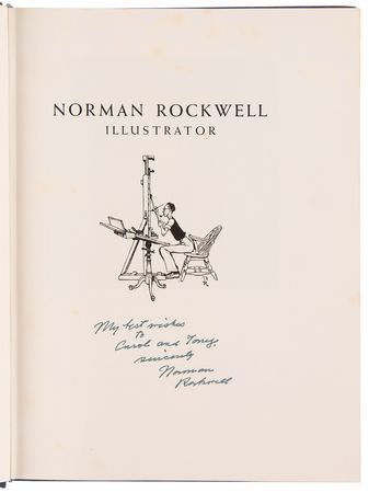 Lot #588 Norman Rockwell Signed Book - Norman Rockwell: Illustrator - Image 4
