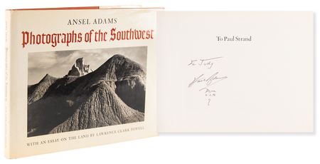 Lot #578 Ansel Adams Signed Book - Photographs of the Southwest - Image 1