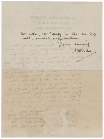 Lot #646 A. A. Milne Autograph Letter Signed on Selling Dozens of Books - Image 2