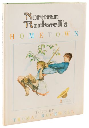 Lot #589 Norman Rockwell Signed Book - Norman Rockwell's Hometown - Image 3