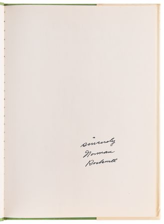 Lot #589 Norman Rockwell Signed Book - Norman Rockwell's Hometown - Image 4