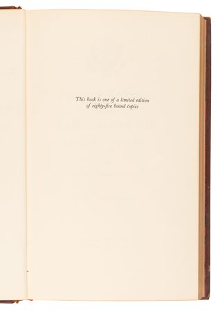 Lot #21 Jacqueline Kennedy Signed Book, Presented to Chief Justice Earl Warren a Month After President Kennedy?s Assassination (One of 85 Privately Printed Copies) - Image 5