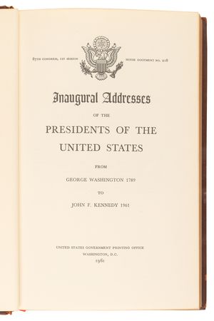 Lot #21 Jacqueline Kennedy Signed Book, Presented to Chief Justice Earl Warren a Month After President Kennedy?s Assassination (One of 85 Privately Printed Copies) - Image 6