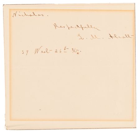 Lot #604 Louisa May Alcott Autograph Letter Signed: 