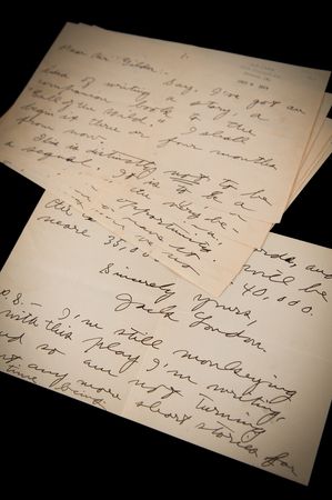 Lot #618 Jack London 'White Fang' Archive, with Autograph Letter Signed and Publishing Agreement: 