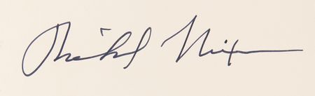 Lot #162 Richard Nixon Signed Book - The Memoirs of Richard Nixon - Image 2