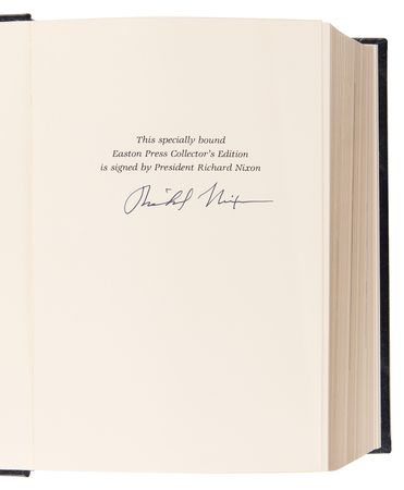 Lot #162 Richard Nixon Signed Book - The Memoirs of Richard Nixon - Image 4