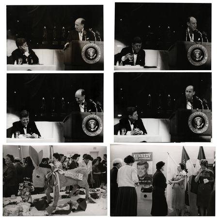 Lot #135 John F. Kennedy (18) Original Vintage Photographs - Image 2