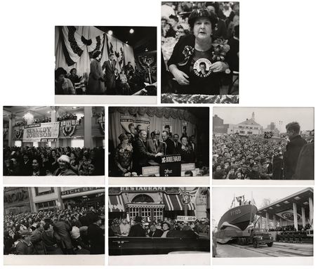 Lot #135 John F. Kennedy (18) Original Vintage Photographs - Image 3
