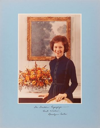 Lot #77 Rosalyn Carter Signed Photograph - Image 1