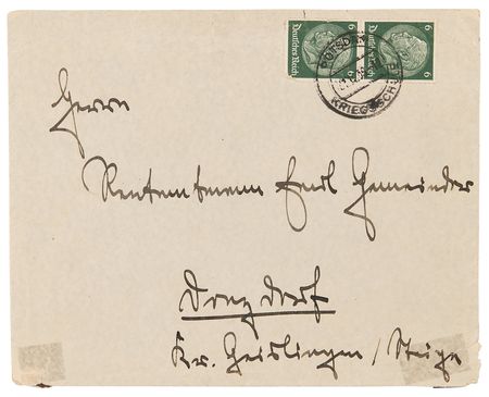 Lot #446 Erwin Rommel World War II-Dated Autograph Letter Signed, Preparing to Invade France: 