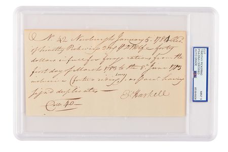 Lot #390 Timothy Pickering Autograph Document